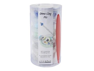 Veidošanas māla-akmens maisījums, zils, zaļš