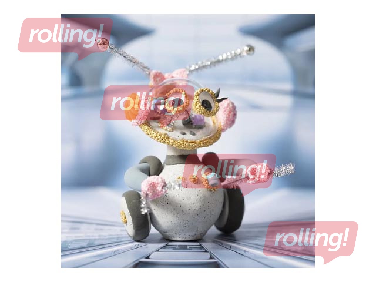 Veidošanas māla-akmens maisījums, sarkans, oranžs