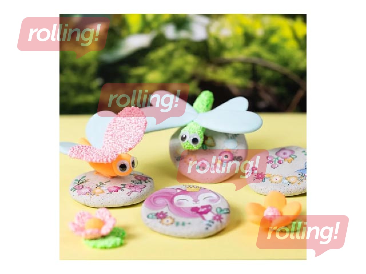 Veidošanas māla-akmens maisījums, sarkans, oranžs