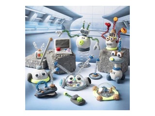 Veidošanas māla-akmens maisījums, sarkans, oranžs