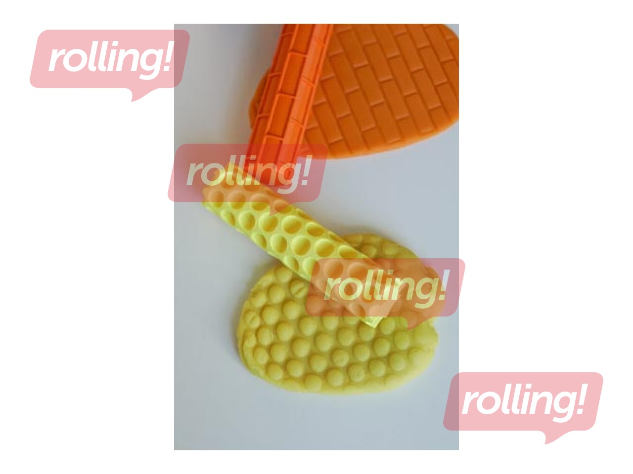 Rullītis punktiņu reljefa veidošanai Mīci, dzeltens