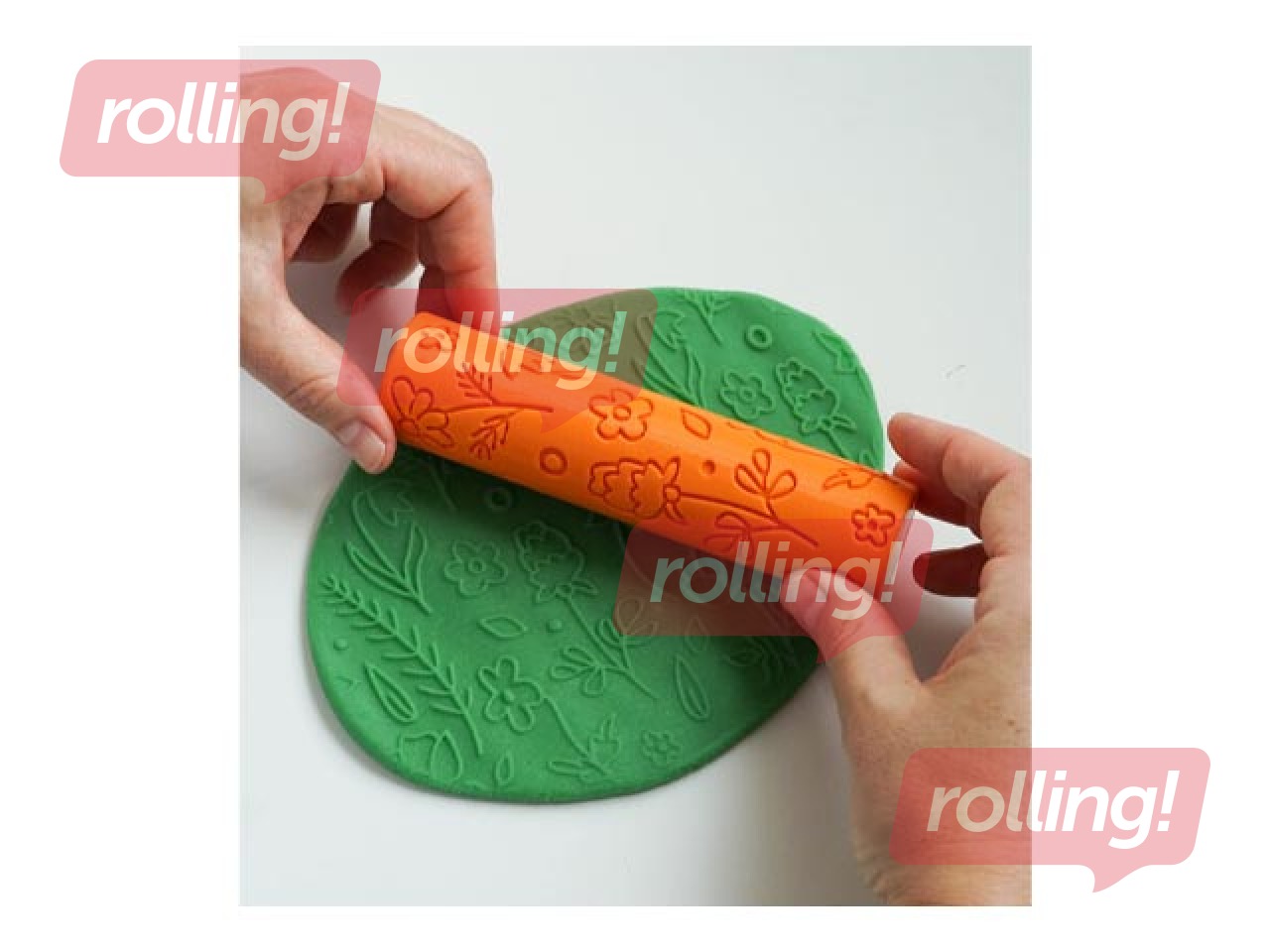 Rullītis pļavas puķu reljefa veidošanai Mīci, oranžs