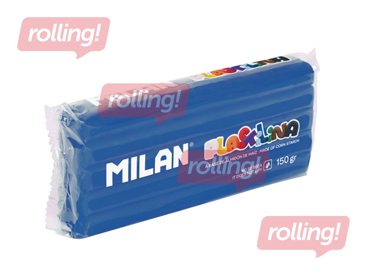 Plastilīns Milan, 150g, tumši zils