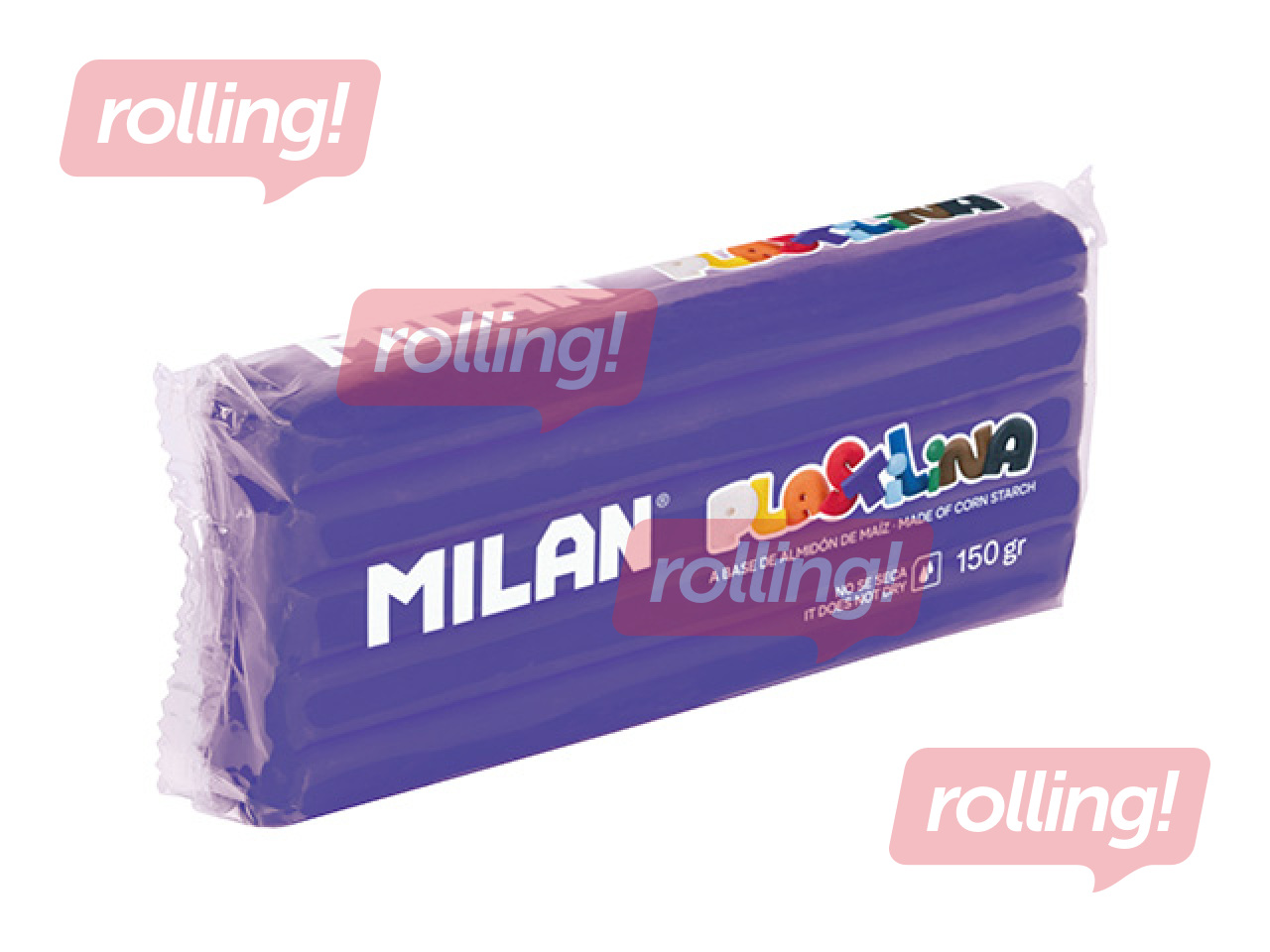 Plastilīns Milan, 150g, lillā