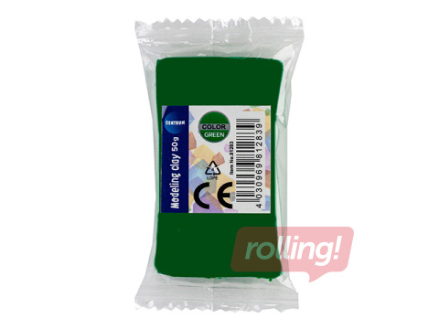 Plastilīns Centrum, zaļš, 50g