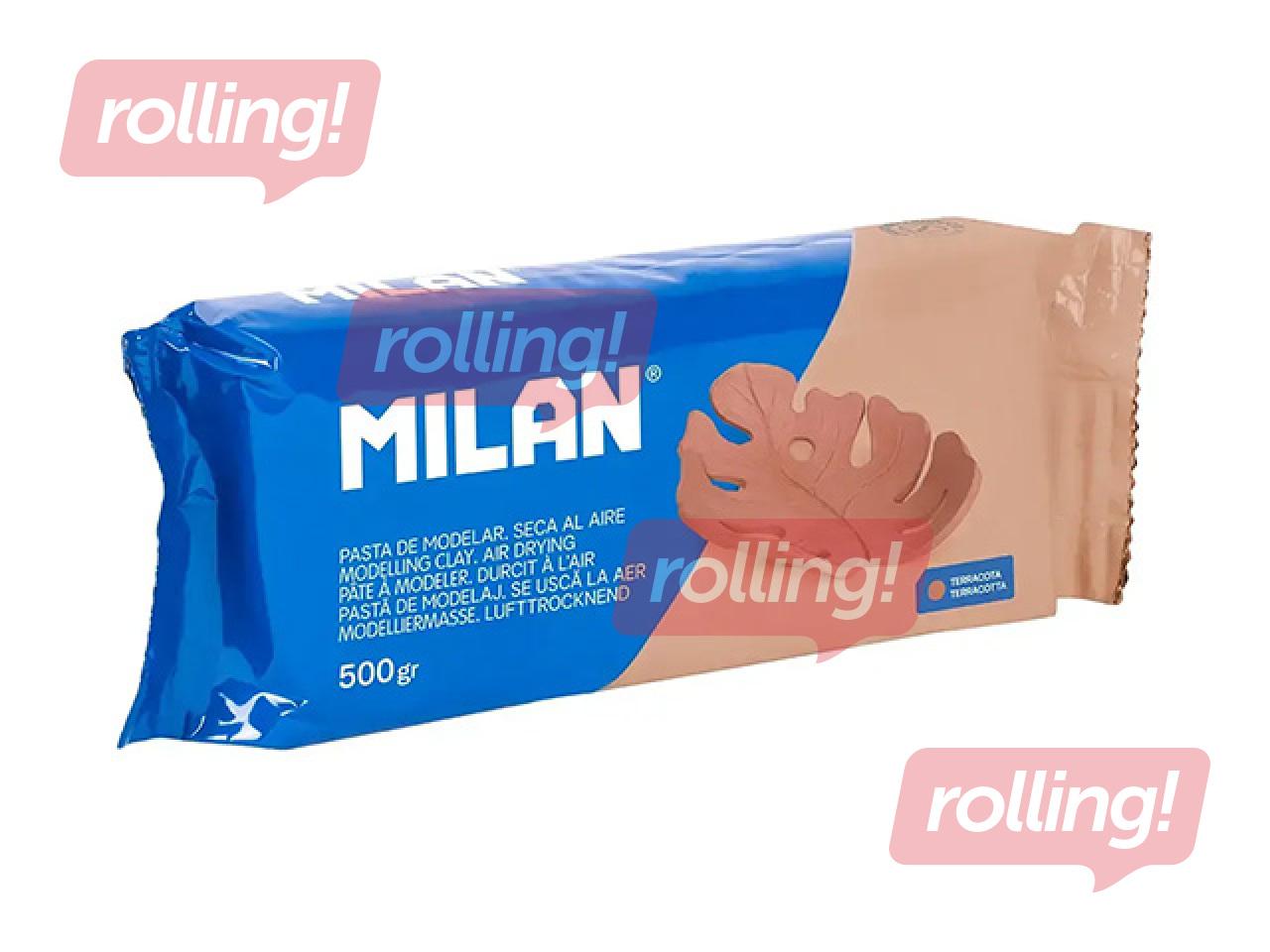 Veidošanas māls Milan, brūna, 500g