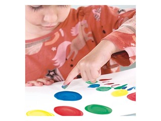 Finger paint Milan, 40ml, 6 pots colours 