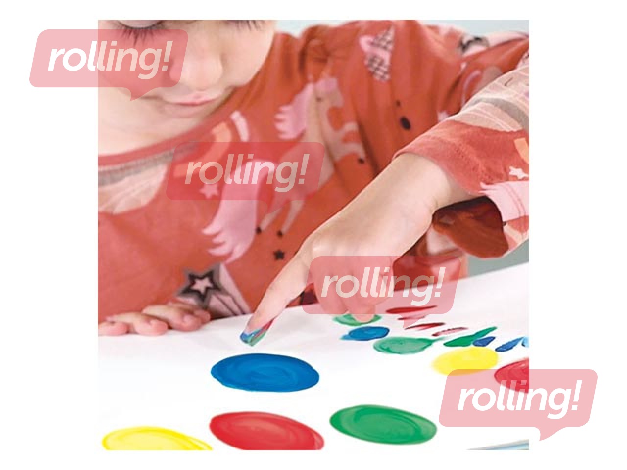 Finger paint Milan, 40ml, 6 pots colours 