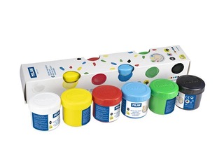 Краски для рисования пальцами Milan, 40мл, 6 цветов