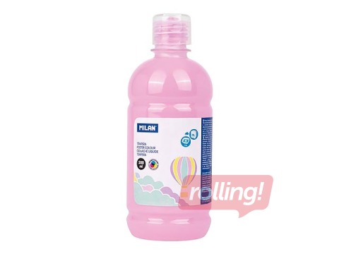 Plakativärv Milan, pastelne roosa, 500ml