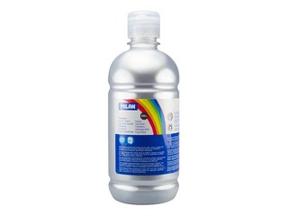 Plakativärv Milan, 500ml, hõbedane metallikvärv