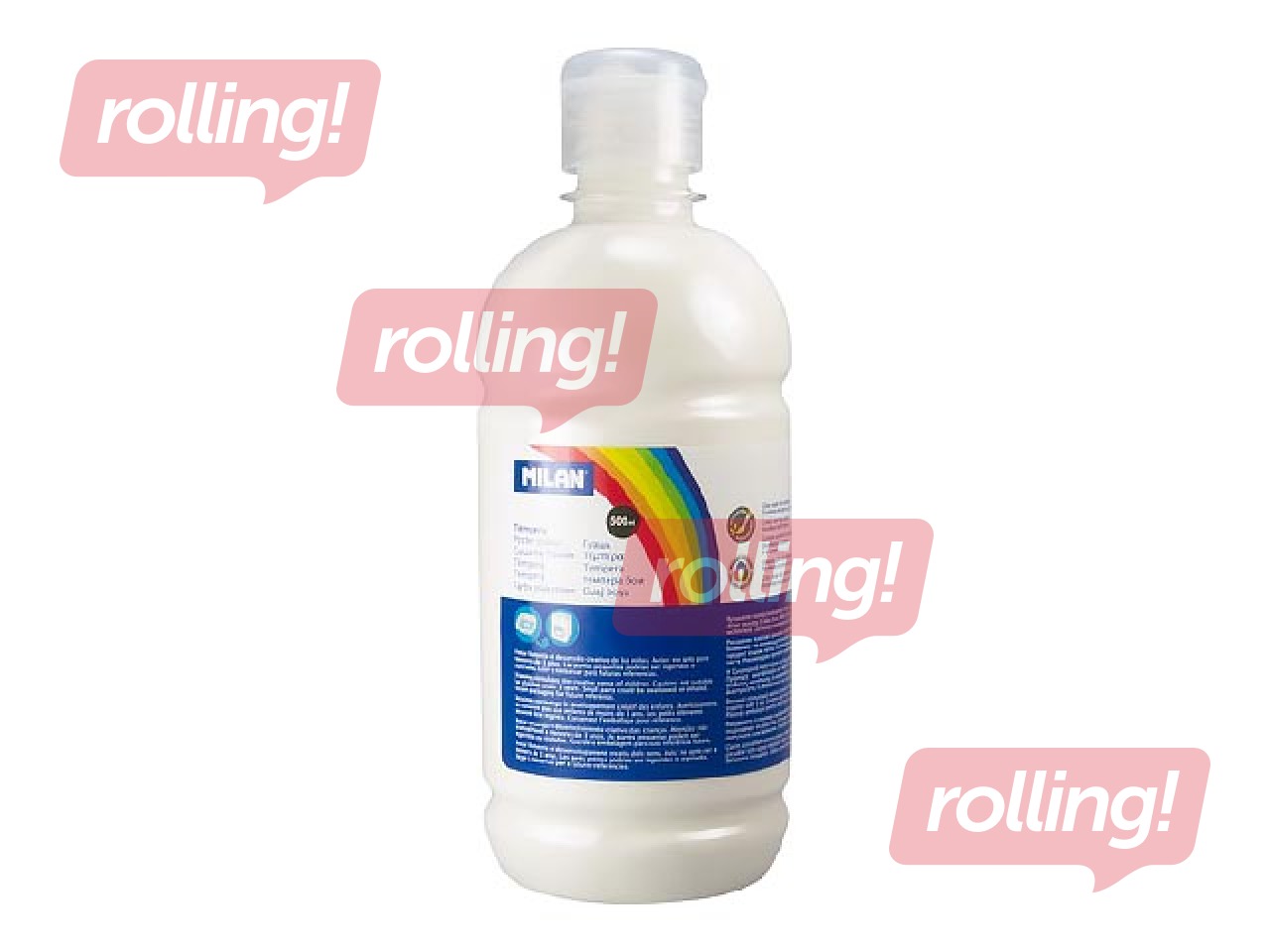 Plakativärv Milan, valge, 500ml