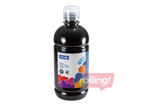 Poster paint Milan, black, 500ml
