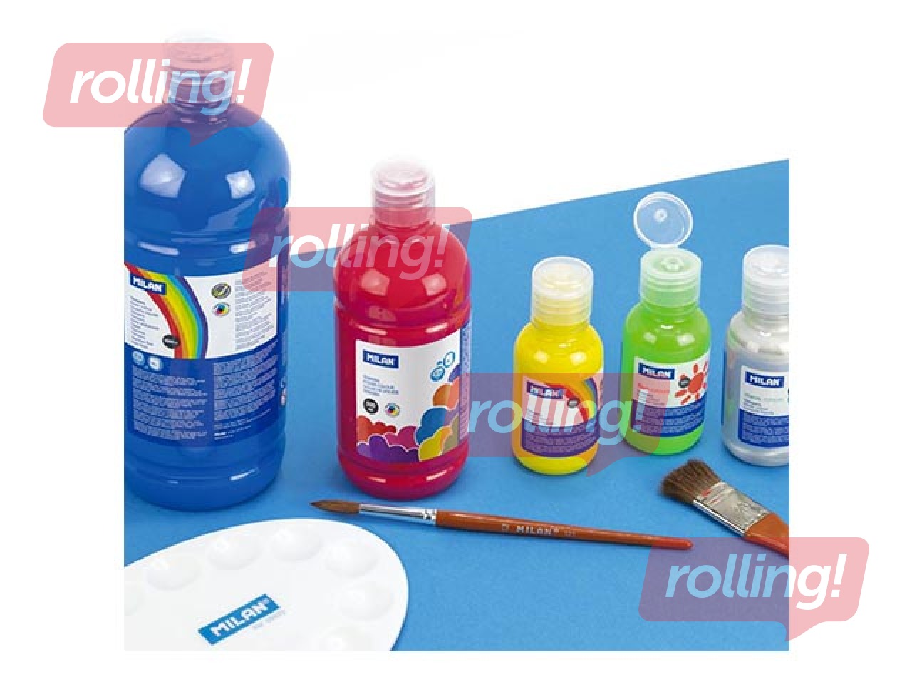 Guaša krāsas Milan, 125ml, 6 krāsas