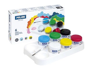 Poster paint Milan, 40ml, 6 colours