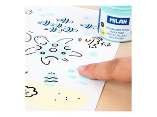 Pirkstiņkrāsas Milan, 40ml, 6 pasteļkrāsas