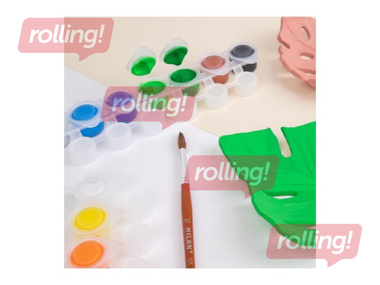 Gouache paints Milan, 14 colours, 5ml