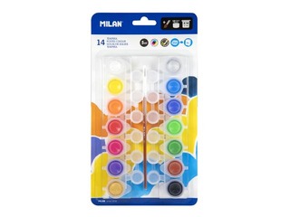 Guaššvärvid Milan, 14 värvi, 5ml