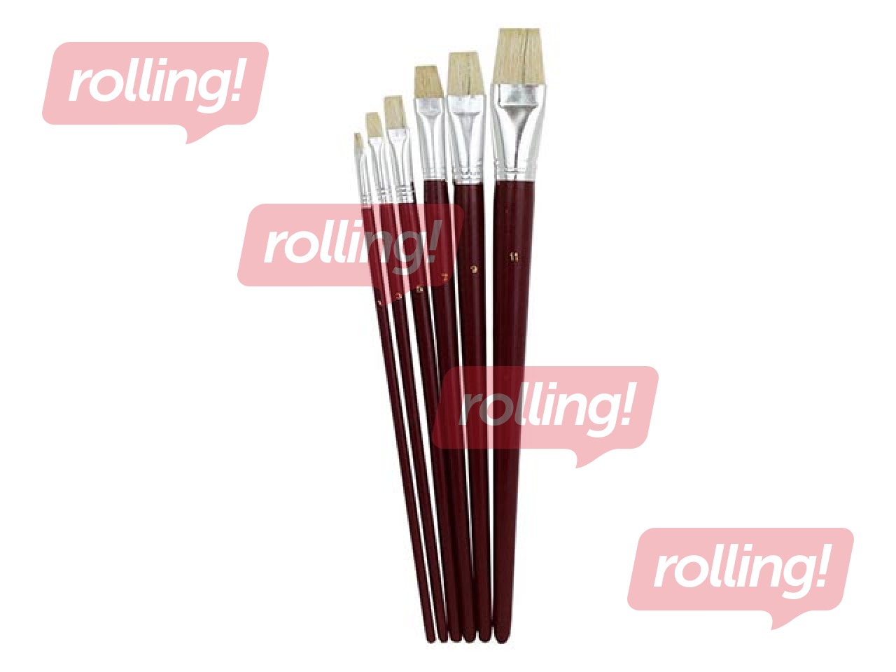 Otiņu komplekts 685A, 6 gab., plakanas saru Nr. 1, 3, 5, 7, 9, 11