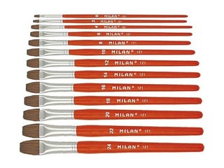 Brush Milan 121, Nr.6, flat