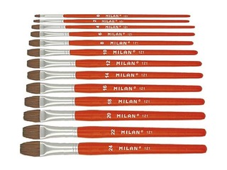 Brush Milan 121, Nr.12, flat