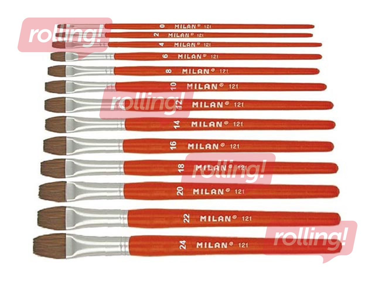 Otiņa Milan 121, Nr.20, plakana