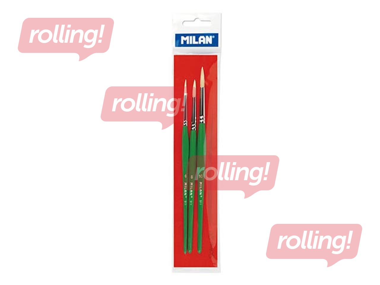 Brushes Milan 511, 3 pcs.