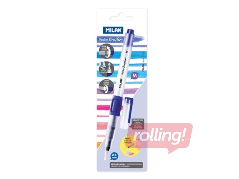 Кисть Milan с емкостью для воды, круглая