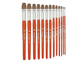 Brush Milan 121, Nr.10, flat