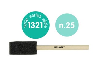 Sūkļa otiņa Milan 1321, melna, 25 mm