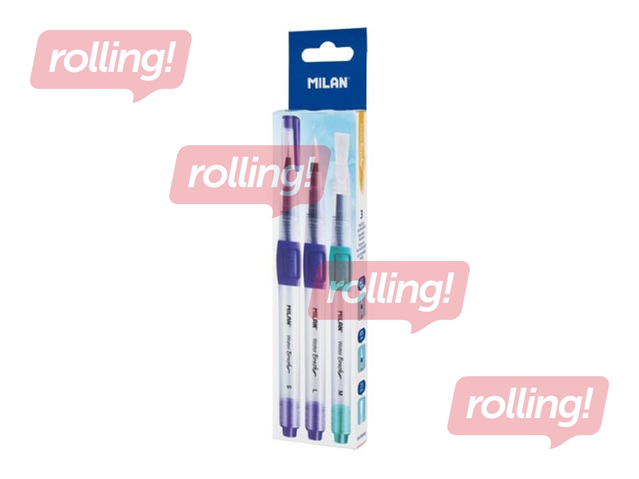 Otiņu komplekts Milan, akvareļiem, uzpildāmas