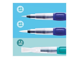 Otiņu komplekts Milan, akvareļiem, uzpildāmas