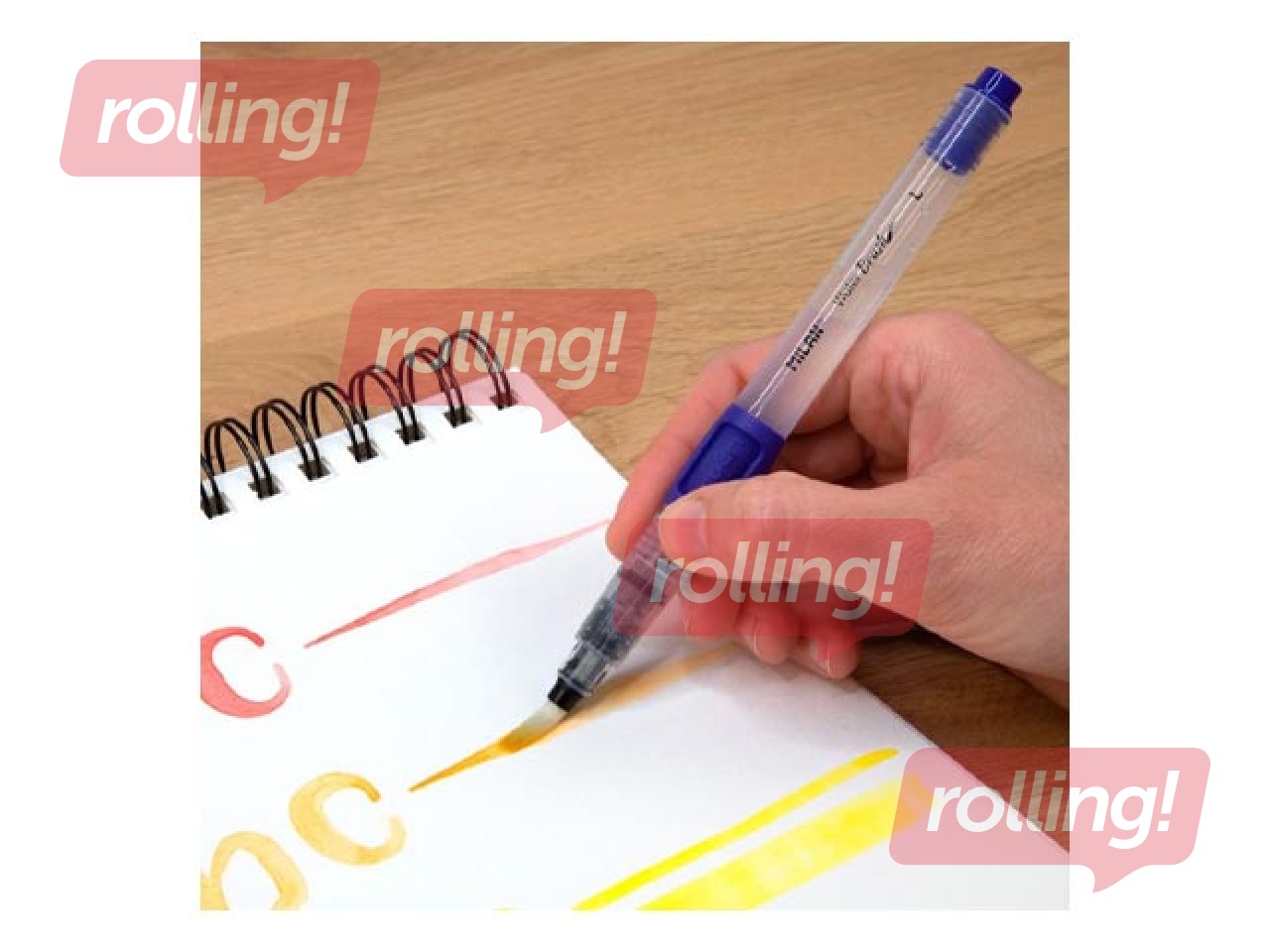 Otiņu komplekts Milan, akvareļiem, uzpildāmas