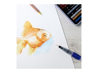 Otiņu komplekts Milan, akvareļiem, uzpildāmas