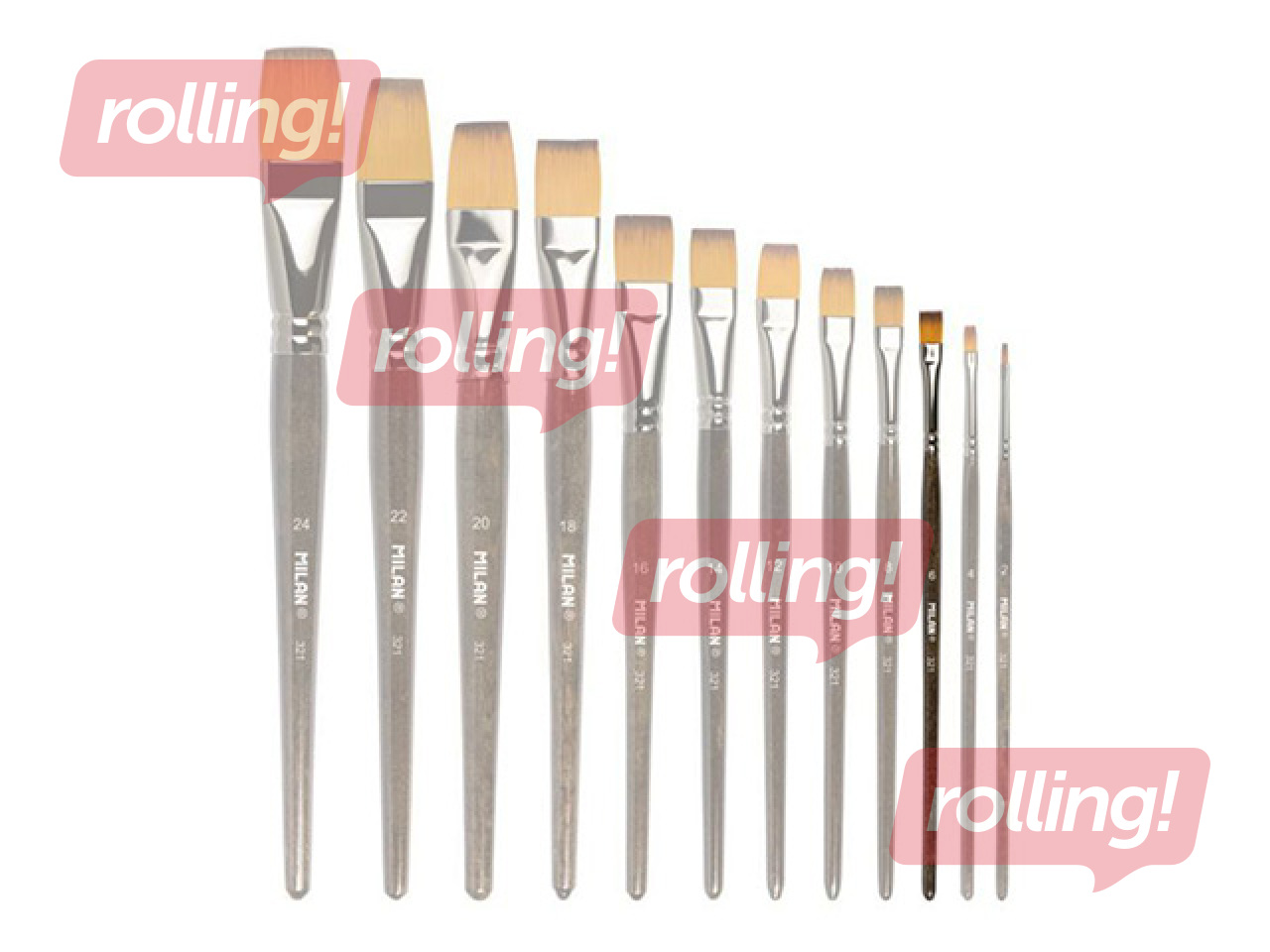 Pintslid Milan, 321, Nr.6, lamedad, sünteetilised