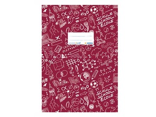 Обложка для блокнота Herma Schoolydoo, A4, темно-красная