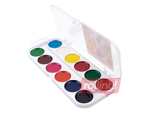 Watercolor paints Gamma, 12 colours