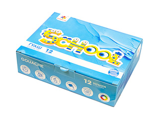 Гуашь Gamma, 12 цветов