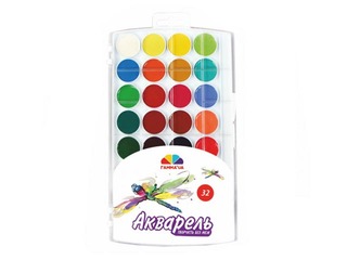 Akvarellid Gamma, 32 värvi