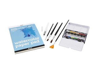 Akvareļkrāsas Creativ Company, metāla kastītē, komplekts, 12 krāsas