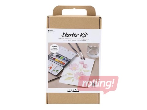 Акварельные краски Creativ Company, металлическая коробка, комплект, 12 цветов