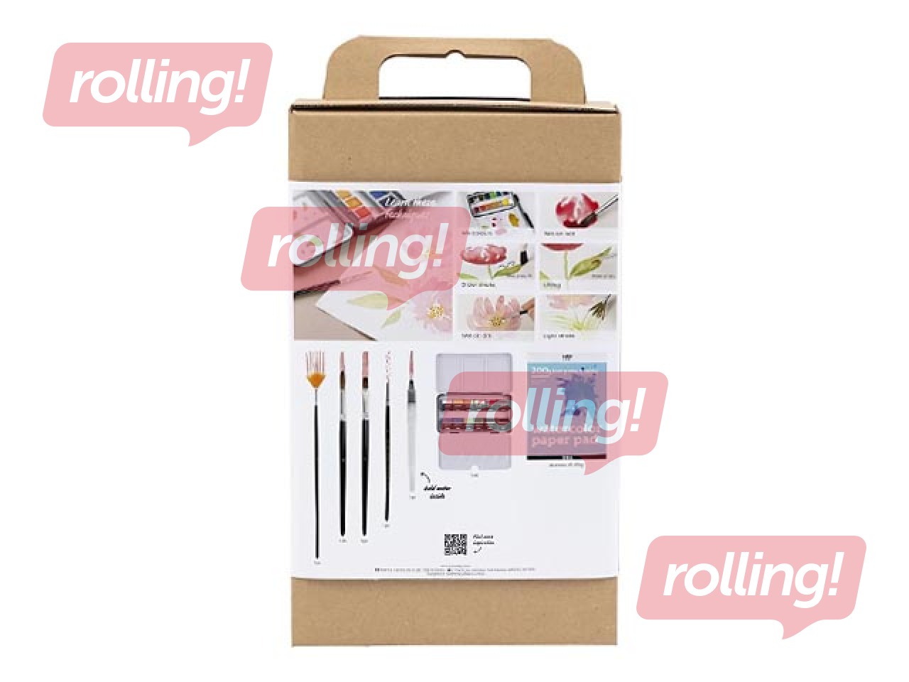 Акварельные краски Creativ Company, металлическая коробка, комплект, 12 цветов