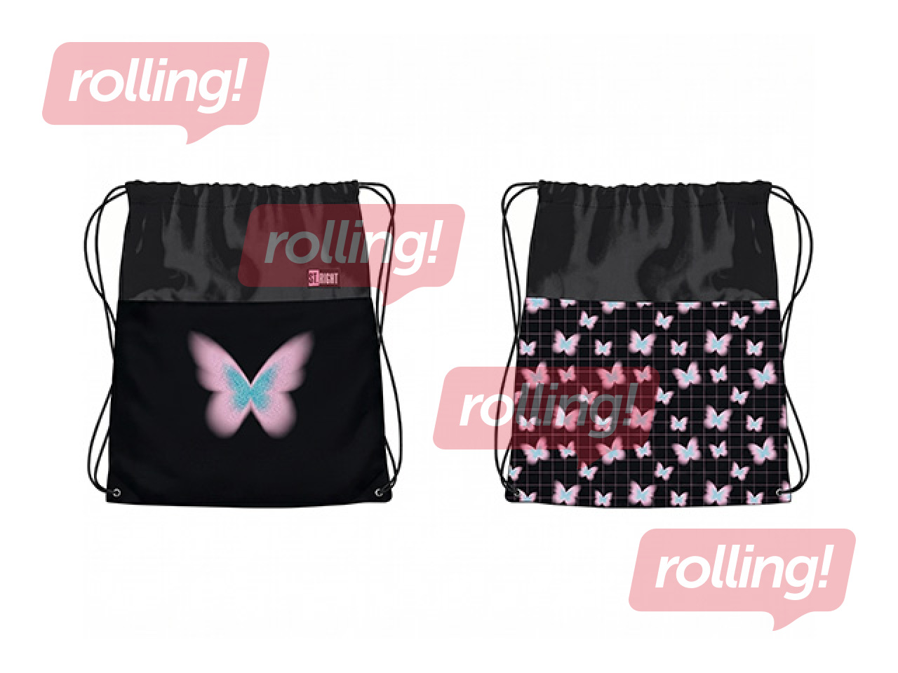 Сумка для обуви St.Right Pastel Butterfly