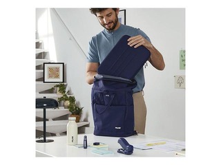 Mugursoma Milan Urban Top roll (10L) 1918, tumši zila