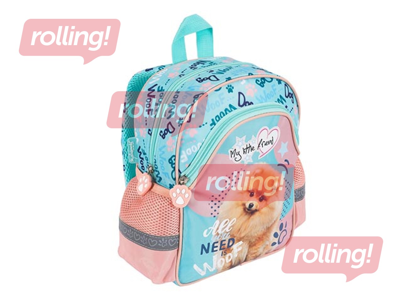 Mugursoma Fluffy Dog, 6 L