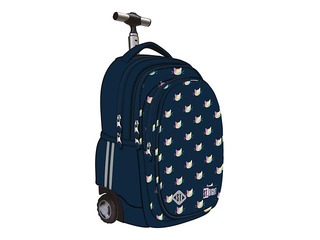 Mugursoma ar riteņiem St.Right Rainbow Cats, 26 L