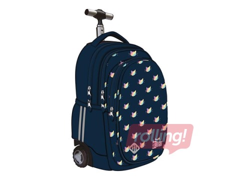 Trolley backpack St.Right Rainbow Cats, 26 L