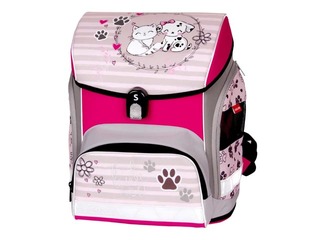 Skolas komplekts Cute Pets: mugursoma, penālis, apavu soma