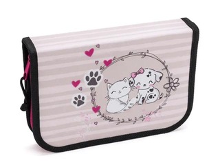 Skolas komplekts Cute Pets: mugursoma, penālis, apavu soma