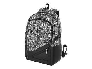Backpack ErichKrause CityLine, black / white